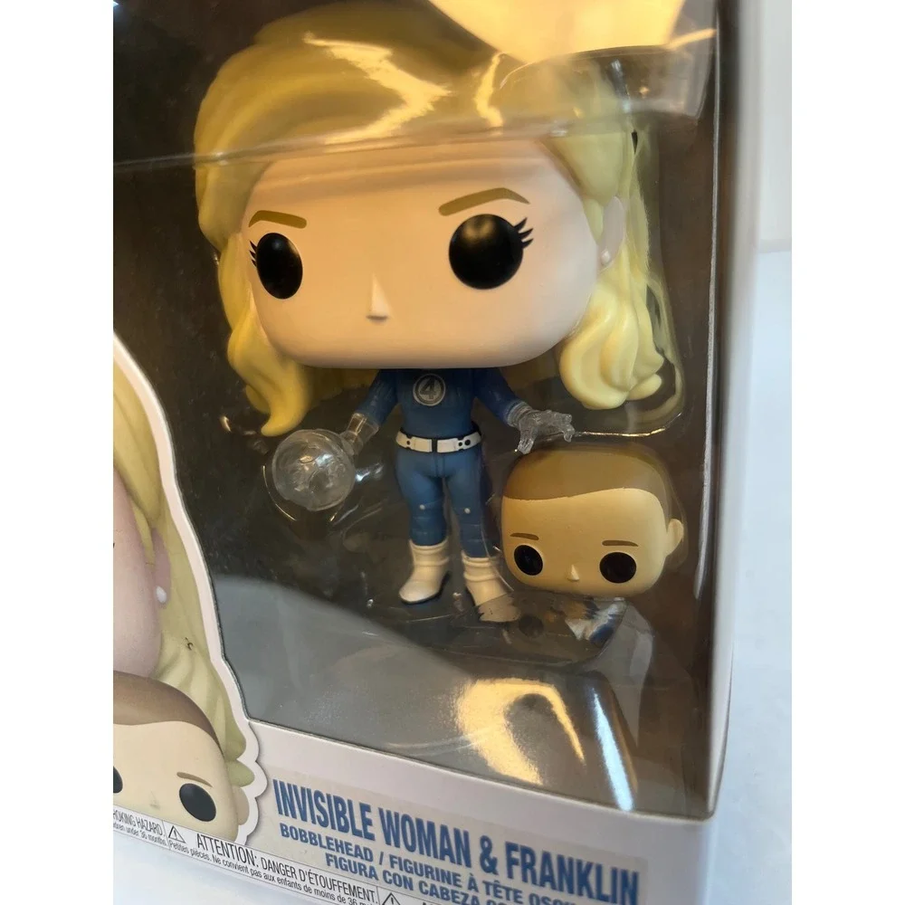 Funko Pop Marvel Fantastic 4 First Steps Invisible Woman & Franklin 1514